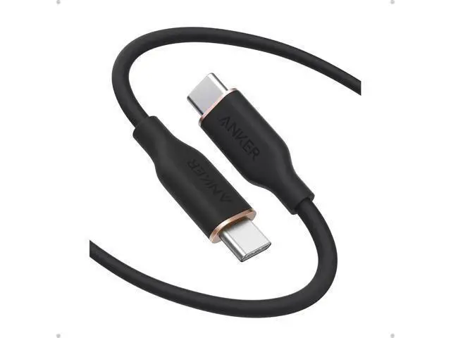 Alt view image 7 of 12 - USB C Cable Type C Flow Cord Fast Charging for iPhone 17 Series MacBook Pro 2020 and More (USB 2.0) (240W Black 6FT)
