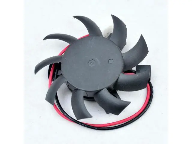 Alt view image 6 of 6 - T125010DH diameter 45mm hole pitch 26mm DC12V 0.25A router heat sink cooling fan