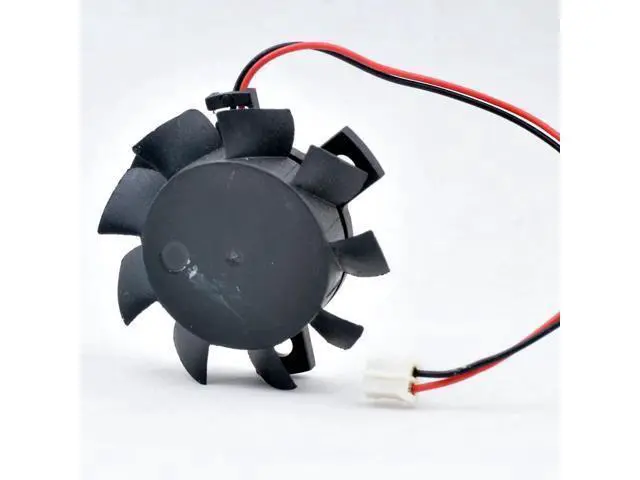 Alt view image 9 of 14 - T124010BL diameter 37mm hole pitch 26mm 12V 0.10A dual ball router heat sink cooling fan