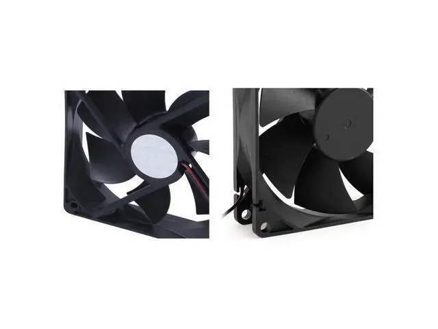 Alt view image 6 of 10 - 2Pcs Sleeve Bearing Cooling Fan for PC Case CPU Cooler - 120Mm x 25Mm DC 24V 4Pin & 92Mm x 25Mm 24V 2Pin