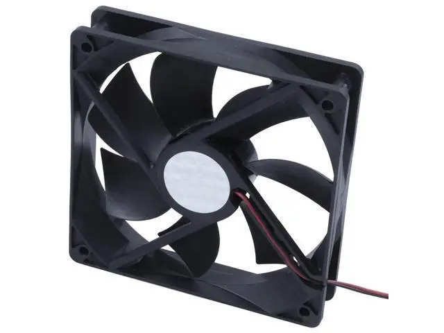 Alt view image 9 of 10 - 2Pcs Sleeve Bearing Cooling Fan for PC Case CPU Cooler - 120Mm x 25Mm DC 24V 4Pin & 92Mm x 25Mm 24V 2Pin