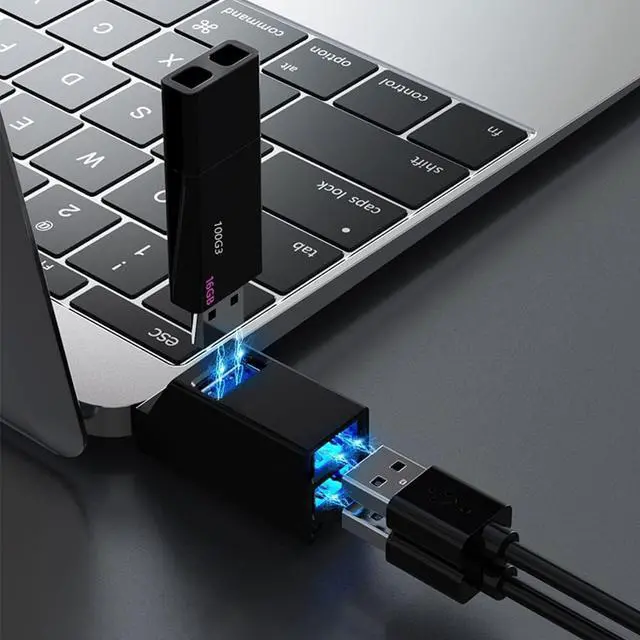 Alt view image 9 of 14 - Long USB 2.0 Extension Cable 40FT with hub Long USB2.0 A Male to Female USB A Cable Extension Cord USB 2.0 A Data Transfer Extender USB Cable USB2.0 A Connector for USB Flash Drive/Hard Drive