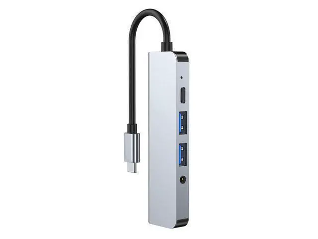 Alt view image 11 of 12 - 5 in 1 Universal Laptop Docking Station Type C Hub to Hdmi 4k Usb 3.0 Multifunction Usb Hub Adapter