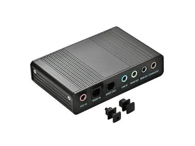 Alt view image 7 of 10 - 6 Channel External Sound Card USB 2.0 External 5.1 Surround Sound Optical S/PDIF Audio Sound Card Adapter For PC Laptop