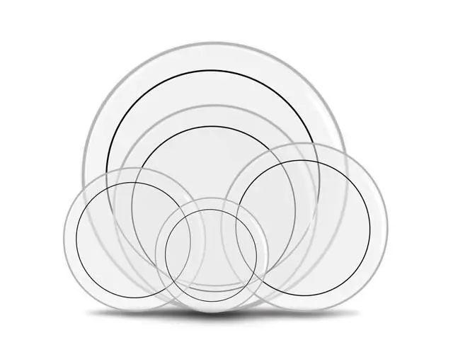Alt view image 8 of 12 - 5 Pieces Drum Heads, 12" 13" 14" 16" 22" PET Drum Head Kit, Standard Drumhead Pack Fit for Rock & Metal - Clear