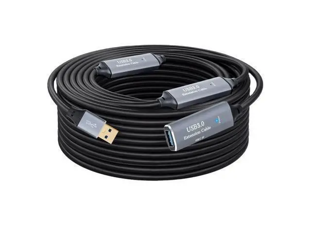Alt view image 8 of 12 - USB3.0 Male Female 5M/30M Aluminum Alloy Extension Cable PVC USB Cable Scanning Computer Mouse Keyboard Printer Data Access 5M
