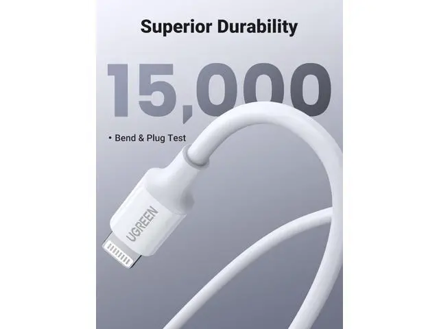 Alt view image 12 of 14 - USB C to Lightning Cable- 3FT MFi Certified PD Fast Charging Lightning Cord Compatible with iPhone 16/15/14/14 Pro/13/13 Pro/12/12 Pro/11 MacBook iPad