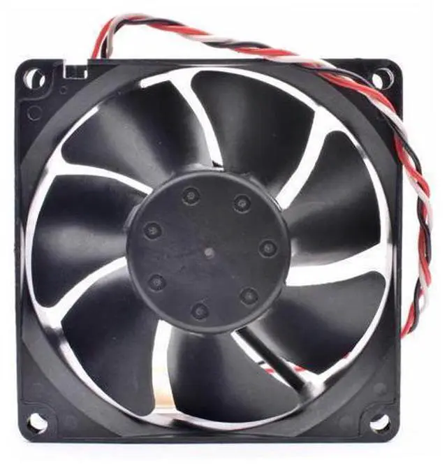Alt view image 6 of 8 - 3110KL-04W-B19 8cm 8025 80mm fan 80x80x25mm 12V 0.13A ultra quiet chassis power supply fan