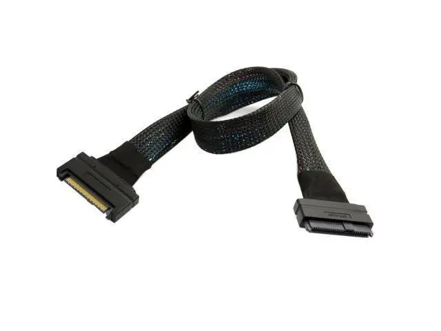 Alt view image 6 of 10 - 50cm U.2 U2 SFF-8639 NVME PCIe SSD Cable Male to Female 68pin Extension Cable