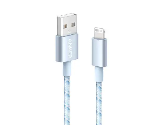 Alt view image 8 of 14 - USB A to Lightning Cable(3.3FT 1Pack) MFi Certified Nylon USB to Lightning Cord for iPhone 14/13/12/11 Pro/11/XS MAX/XR/8/7/6s Plus Cable(Blue)