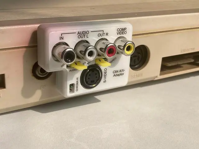 Alt view image 6 of 7 - Commodore 64/128 AV Adaptor - S-Video Composite & 2ch Audio L/R