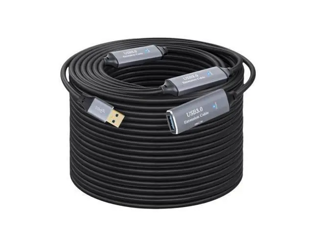 Alt view image 11 of 12 - USB3.0 Male Female 5M/30M Aluminum Alloy Extension Cable PVC USB Cable Scanning Computer Mouse Keyboard Printer Data Access 5M