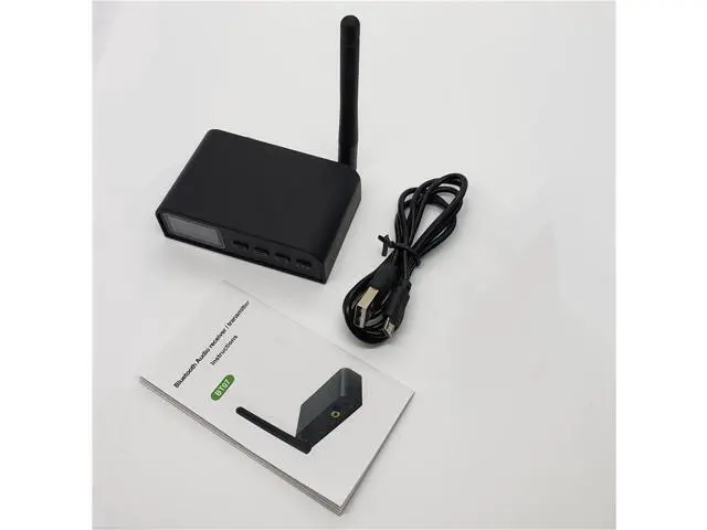 Alt view image 8 of 10 - Bluetooth 5.1 Audio Transmitter Receiver LCD Display SPDIF 3.5mm AUX RCA Coaxial Stereo Wireless Adapter PC TV Headphones BT07