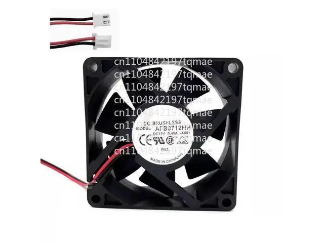 Alt view image 3 of 4 - Cooling Fan For DELTA AFB0712HH-A601 70*70*25MM DC12V 0.40A 2lines