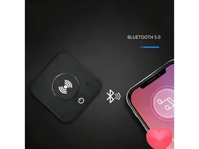 Alt view image 3 of 5 - Wireless Bluetooth 5.0 Audio Transmitter Receiver 2-IN-1, Plug and Play Audio Adapter with LED Light for TV, PC, Car