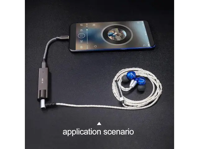 Alt view image 14 of 14 - DAC/OTG Cable - High-End DAC/Amplifier Adapter for Type C Headphones Compatible with FiiO K3 Khadas Tone 2 Pro to USB C Mobile