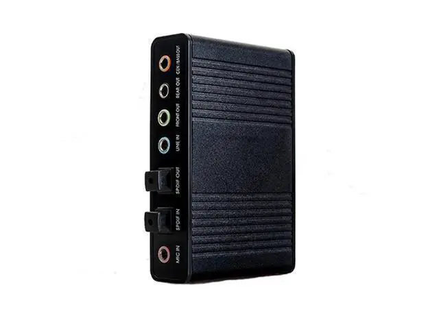 Alt view image 6 of 10 - 5.1 Sound Card Usb 2.0 Sound Card Cmi6206 Chipset Usb Usb Audio Device Class And Usb Hid Class Spec 6 Channel Output