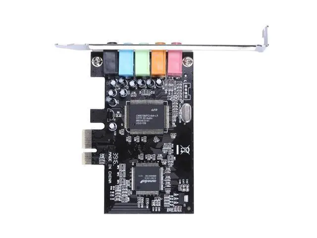 Alt view image 7 of 12 - PCI Express Sound Card 5.1CH 5.1 Channel CMI8738 Chipset Audio Interface PCI-E Stereo Digital Card Desktop Soundcard