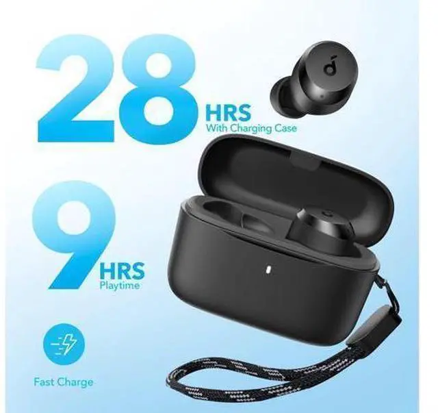 Alt view image 11 of 14 - by A20i True Wireless Earbuds Bluetooth 5.3 App Customized Sound 28H Long Playtime Water-Resistant 2 Mics for AI Clear Calls Single Earbud Mode