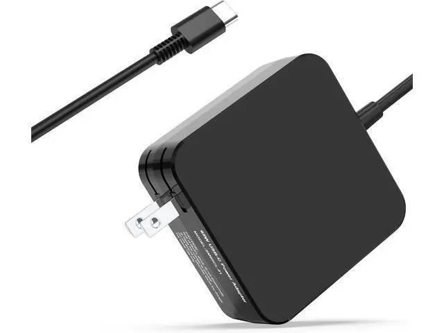 Alt view image 8 of 14 - 65W USB C Power Adapter Type C Power PD Wall Fast Charger Compatible with Mac Book Pro ZenBook Latitude Matebook HP Spectre Chromebook Smart Phones