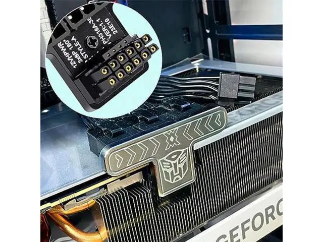 Alt view image 10 of 10 - ATX3.0 GPU PCI-E 5.0 Connector, 90 Degree Down Angled 12V HPWR Power Modular to Three ATX 8P Adapter for 4080 5090TI 12+4P Graphics Card