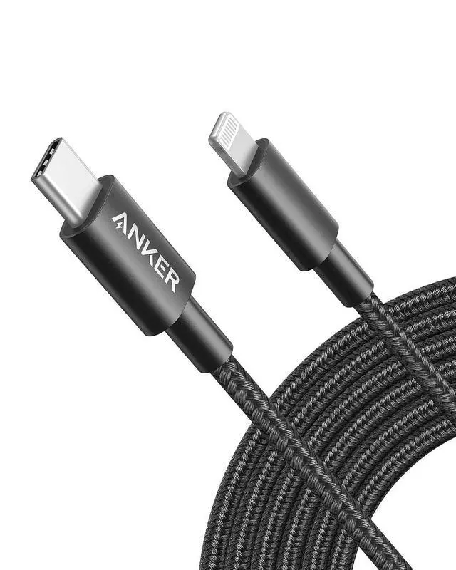 Alt view image 8 of 14 - New Nylon USB C to Lightning Cable MFi Certified for iPhone 14 Series and More (10FT Black)