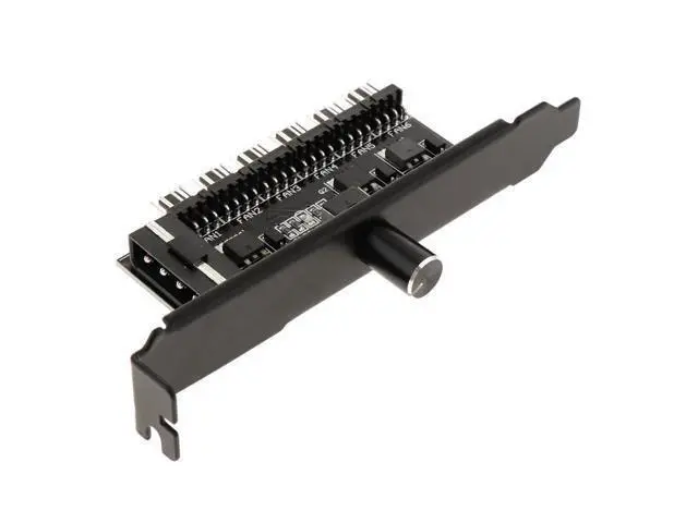 Alt view image 7 of 10 - 4-Pin Power 6 Channels PC Case CPU Cooler Cooling Fan Speed Controller