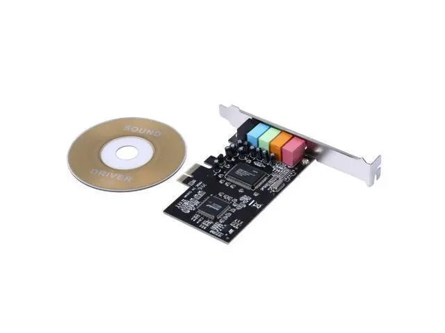 Alt view image 12 of 12 - PCI Express Sound Card 5.1CH 5.1 Channel CMI8738 Chipset Audio Interface PCI-E Stereo Digital Card Desktop Soundcard