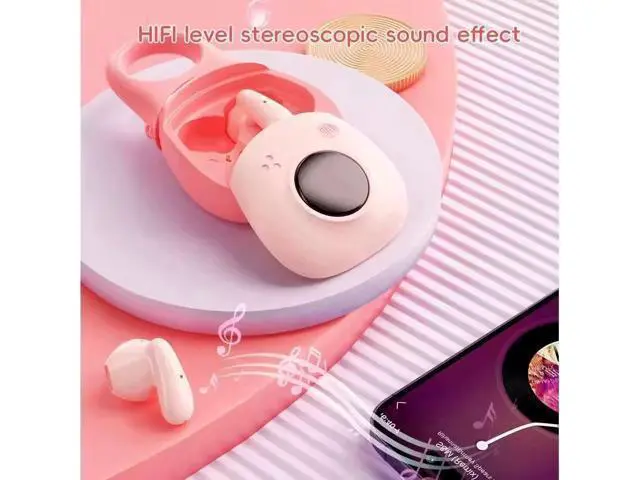 Alt view image 8 of 12 - R27 Anc Portable TWS Wireless BT Earbuds HD Sound Quality Type c Sports Gaming Headsets Headphones Earphones