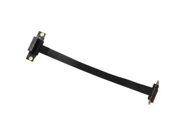 Alt view image 7 of 8 - 4X PCIE X1 Riser Cable Dual 90 Degree Right Angle Pcie 3.0 X1 To X1 Extension Cable 8Gbps PCI Express 1X Riser Card 20Cm