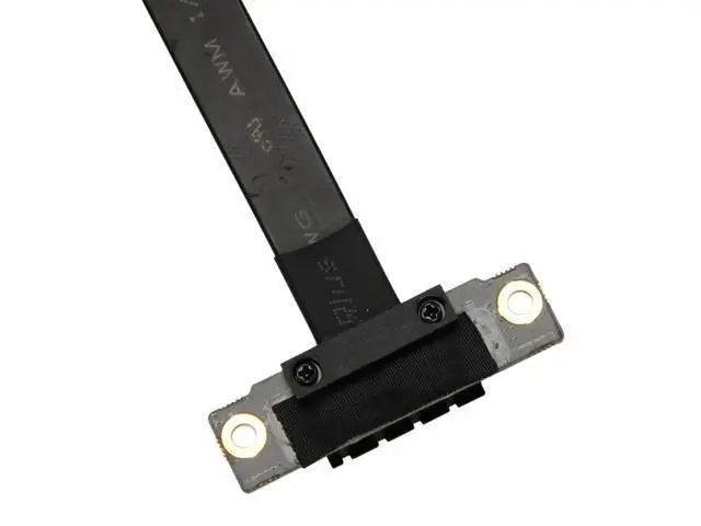 Alt view image 8 of 8 - 4X PCIE X1 Riser Cable Dual 90 Degree Right Angle Pcie 3.0 X1 To X1 Extension Cable 8Gbps PCI Express 1X Riser Card 20Cm