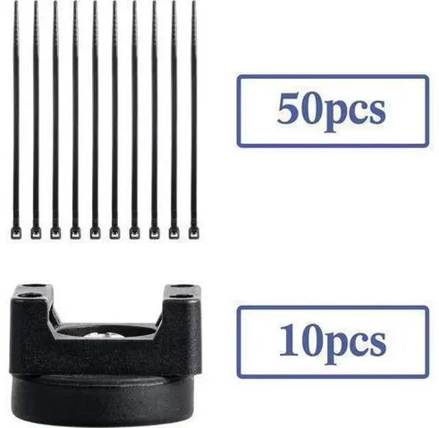 Alt view image 9 of 12 - Magnetic Zip Tie Mount Multipurpose Magnetic Cable Holder Cable Tie Mount Magnets Magnetic Wire Management Bases with Heavy Duty Cable Zip Ties, Tie Mount Nylon Cable Ties in Total (60 Pieces, 22 mm)