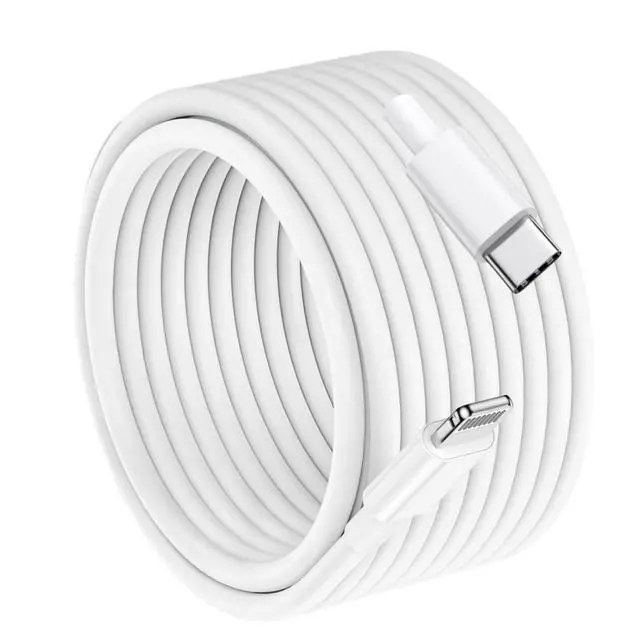 Alt view image 8 of 14 - for USB C to Lightning Cable 27W Fast Charging 13FT/4M 1Pack MFi Certified TPE Extra Long iPhone Charger Cable Compatible with iPad/iPod/iPhone 14/13/12/11/Pro Max/X/SE/8/7 Series