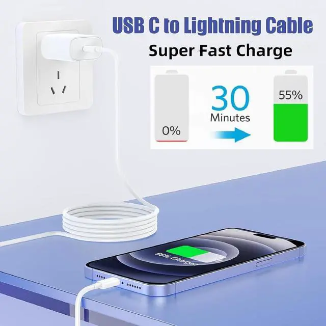 Alt view image 9 of 14 - for USB C to Lightning Cable 27W Fast Charging 13FT/4M 1Pack MFi Certified TPE Extra Long iPhone Charger Cable Compatible with iPad/iPod/iPhone 14/13/12/11/Pro Max/X/SE/8/7 Series