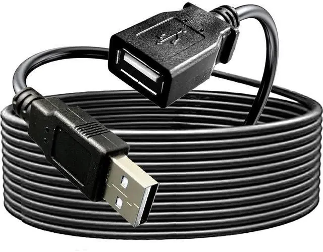 Alt view image 8 of 14 - Long 30FT USB 2.0 A Male to Female Extension Cable for USB Flash Drive/Hard Drive