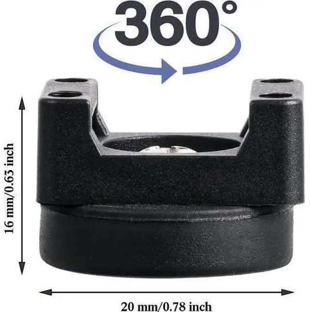 Alt view image 11 of 12 - Magnetic Zip Tie Mount Multipurpose Magnetic Cable Holder Cable Tie Mount Magnets Magnetic Wire Management Bases with Heavy Duty Cable Zip Ties, Tie Mount Nylon Cable Ties in Total (60 Pieces, 22 mm)