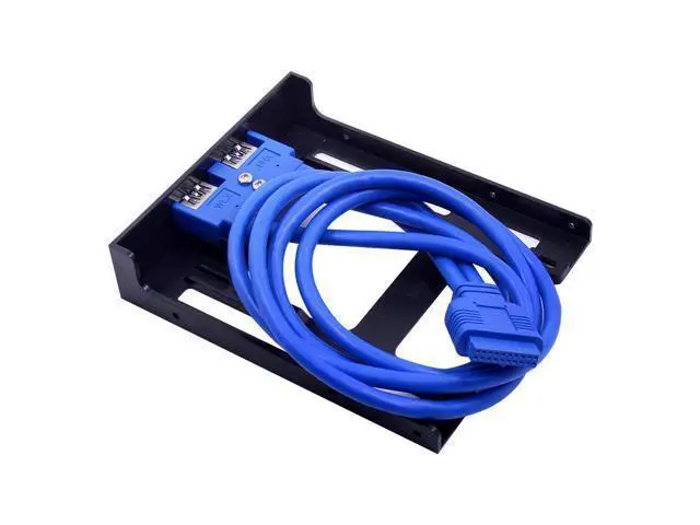 Alt view image 8 of 10 - 3.5 Inch USB 3.0 Front Panel Floppy Disk Bay With 2 Port USB 3.0 Hub 20 Pin Connector For Desktop Computer