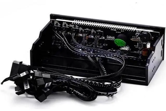 Alt view image 8 of 12 - 5.25" Drive Bay PC Computer CPU Cooling LCD Front Panel Temperature Controller Fan Speed Control for Desktop Computer
