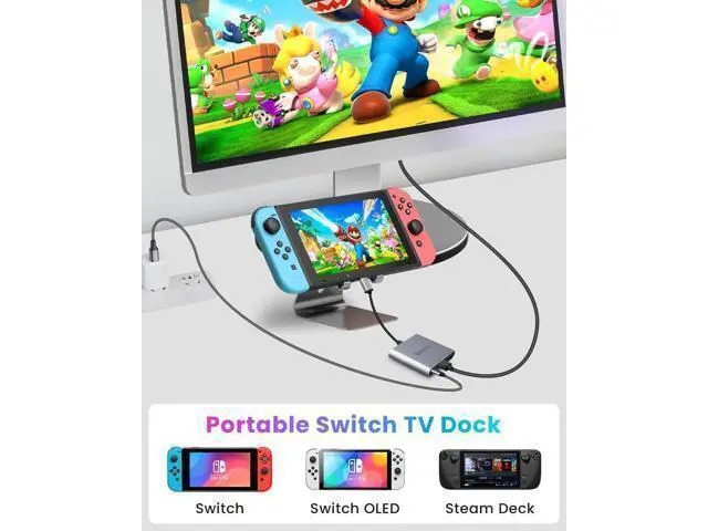 Alt view image 13 of 14 - USB C HUB usbc to hdmi Adapter USB c multiport Adapter Equipped with a 4K@60Hz HDMI Output Port 100W PD Charging Port (Charging Function only)