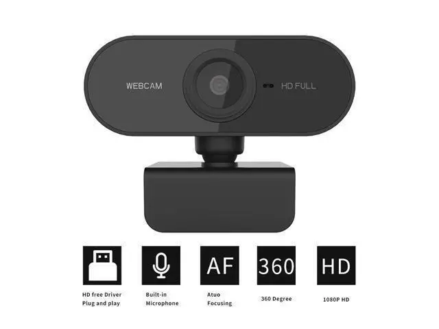 Alt view image 6 of 10 - HD Webcam 1080P Web Camera Mini Computer PC Laptop Web Cam With Microphone Free Drive USB Web Cam For Live Broadcast Video