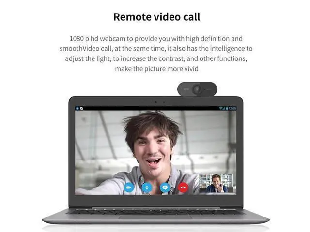 Alt view image 7 of 10 - HD Webcam 1080P Web Camera Mini Computer PC Laptop Web Cam With Microphone Free Drive USB Web Cam For Live Broadcast Video