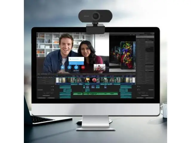 Alt view image 8 of 10 - 1080P Full HD USB Video Gamer Web Camera Web Cam Computer Built-in Microphone For PC Laptops Desktop Camara Web