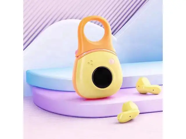 Alt view image 8 of 12 - R27 Anc Portable TWS Wireless BT Earbuds HD Sound Quality Type c Sports Gaming Headsets Headphones Earphones Pink