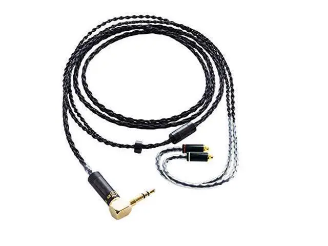 Alt view image 4 of 6 - Cable ZY-218 MMCX 3.5 Stereo Plug Cable SE215 SE315 SE425 SE535 UE900 N3AP Headphone Extension Cords Upgrade HiFi Cable