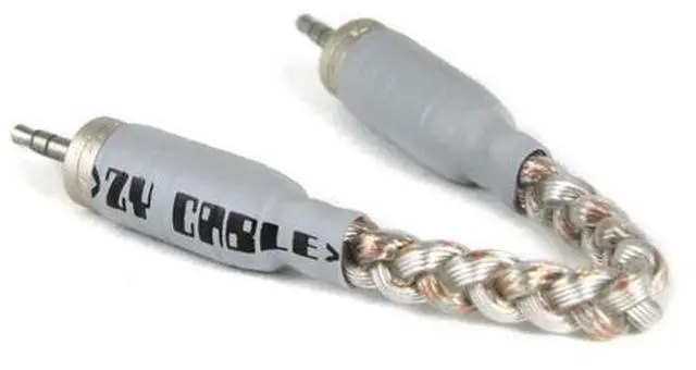 Alt view image 6 of 8 - HiFi Cable Silver Cable 3.5mm Male to Male Stereo Audio Cable Noah's Ark & Plug CANARE F12 ZY-009