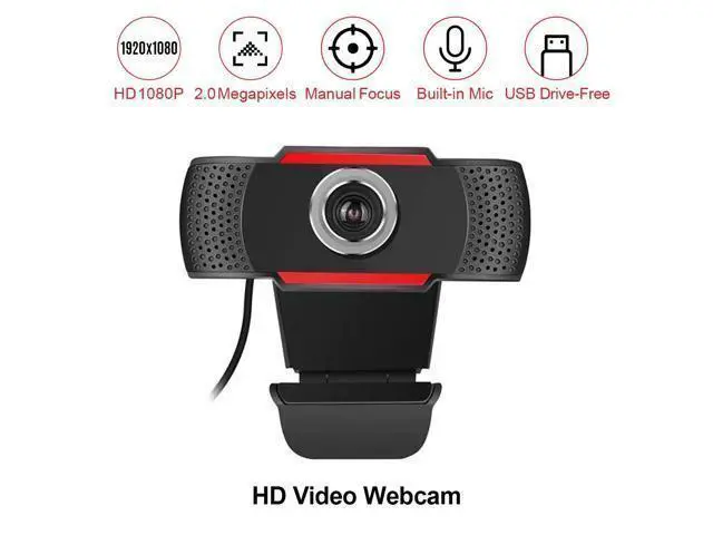 Alt view image 6 of 10 - Camera 1080P HD 1920x1080 usb Webcam Computer Camera with Microphone web cam pc camera for pc laptop deaktop computer