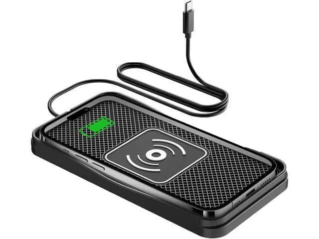 Alt view image 8 of 14 - Wireless Charger for Car 20W Max Fast Car Charging Pad Non-Slip Charger for iPhone 16/15/14/13/12 Galaxy S25-S9 Android Devices (Type C)