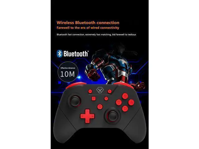 Alt view image 9 of 10 - Gamepad Wireless Bluetooth Joystick For Switch NS Controller Wireless Console For Nintend Switch Pro/Lite Game Pad Joypad