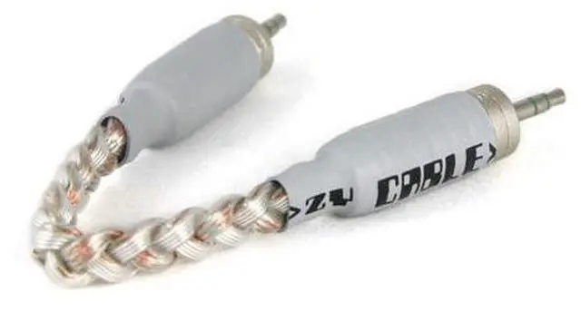 Alt view image 7 of 8 - HiFi Cable Silver Cable 3.5mm Male to Male Stereo Audio Cable Noah's Ark & Plug CANARE F12 ZY-009