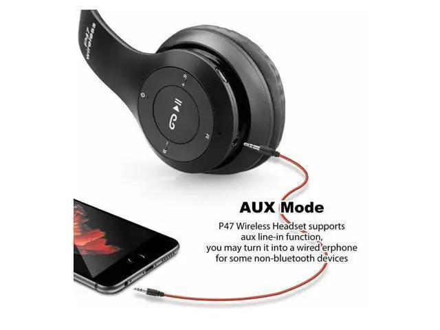 Alt view image 12 of 14 - Hybrid Noise Cancelling Headphones, Wireless Bluetooth, Mic, Deep Bass, Soft Earpads, Fast Charging, Transparent Modes